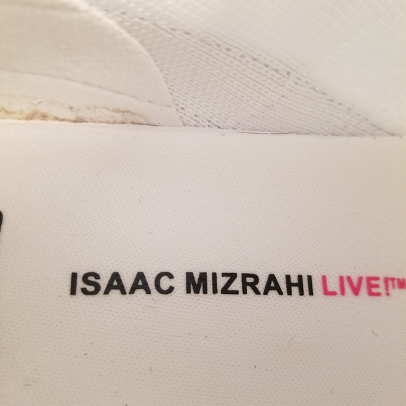 Isaac Mizrahi Live! Women's Size 8 Tie Dye Sneaker Fabric Blue Shoes - Picture 2 of 6